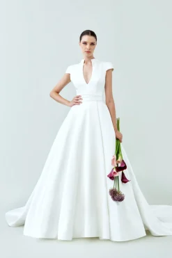 Abito da Sposa Diana in Misto Seta
