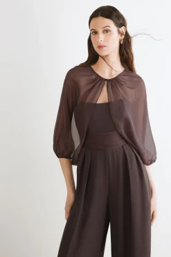 Bolero in chiffon