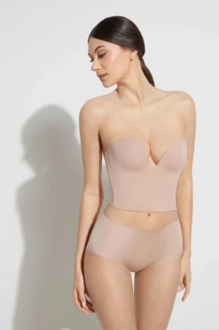 Bustier Corto in Microfibra