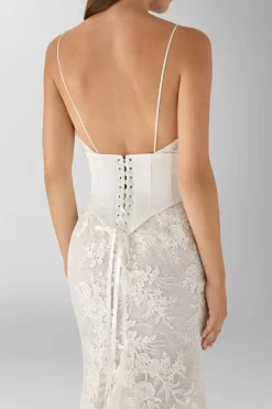 Bustier in raso