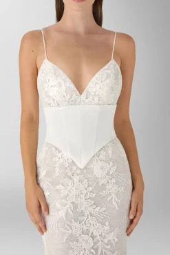 Bustier in raso