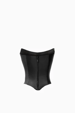 Bustier in raso