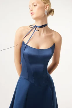 Bustier in raso