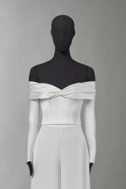 Bustier in raso lucido