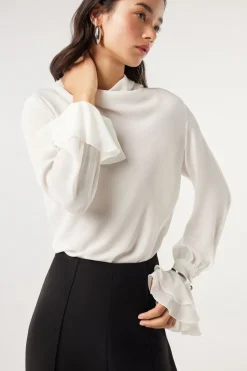 Camicia in georgette