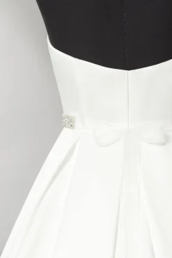 Cintura in organza con strass