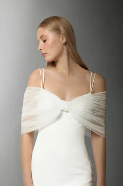 Collo omerale in tulle