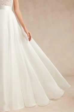 Gonna in organza di seta