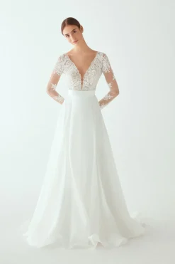 Gonna in organza di seta