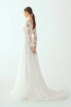 Gonna in organza di seta