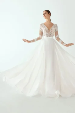 Gonna in organza di seta