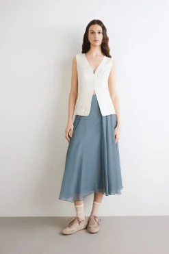 Gonna Midi in Chiffon