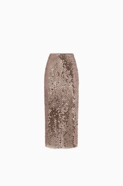 Gonna midi in paillettes