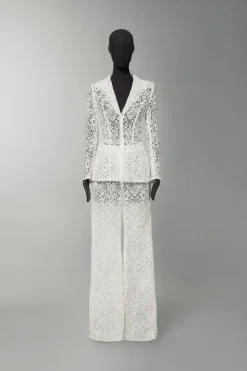 Pantalone in pizzo Macramè