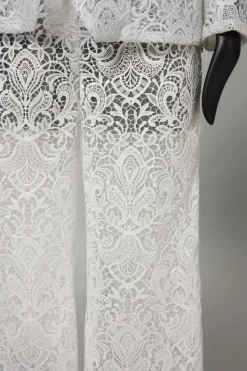 Pantalone in pizzo Macramè