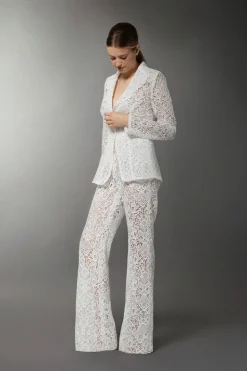 Pantalone in pizzo Macramè