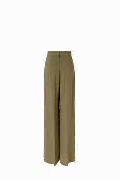 Pantaloni ampi con pences
