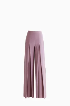 Pantaloni ampi con pences
