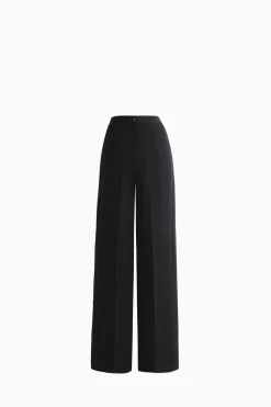 Pantaloni ampi con pences