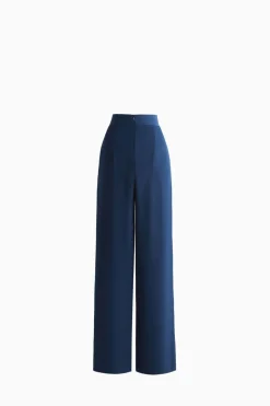 Pantaloni a palazzo con pences