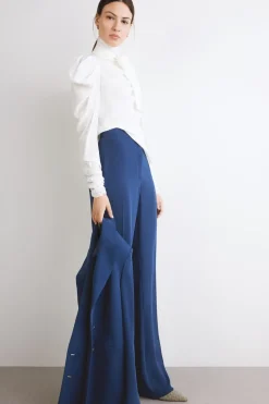 Pantaloni in crepe