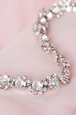 Pettine con filo di strass