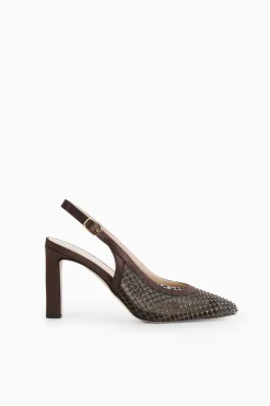 Slingback con strass