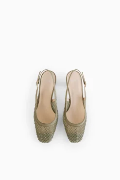 Slingback con strass