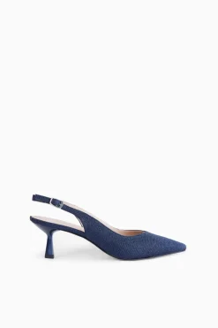 Slingback in glitter