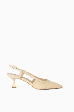 Slingback intrecciata