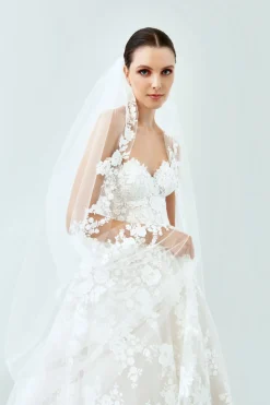 Velo in Tulle Ricamato