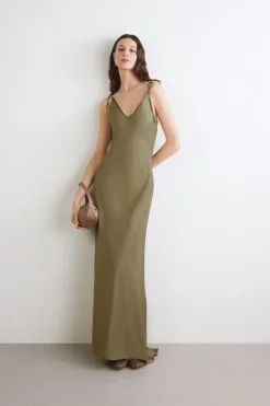 Vestito Lungo Felce
